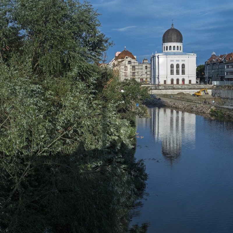 Oradea, Synagoge, Crișul Repede (deutsch Schnelle Kreisch)