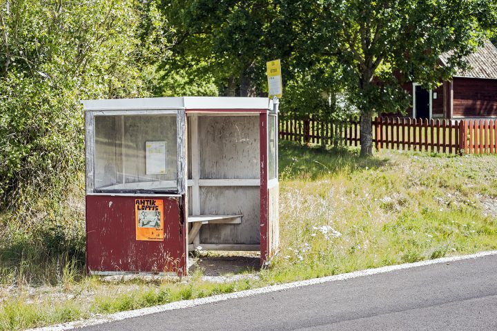 Bushaltestelle in Bötterum