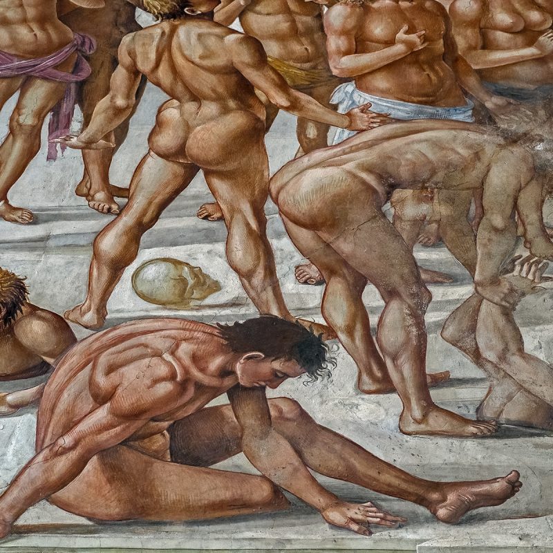 Dom von Orvieto - Fresken von Luca Signorelli in der Kapelle San Brizio (fast wie Comiczeichnungen)