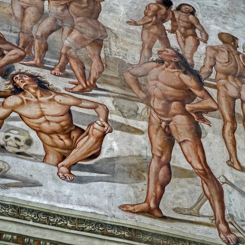Dom von Orvieto - Fresken von Luca Signorelli in der Kapelle San Brizio (fast wie Comiczeichnungen)