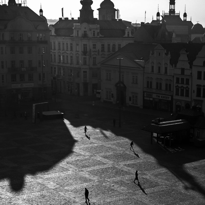 Pilsener Hauptplatz náměstí Republiky