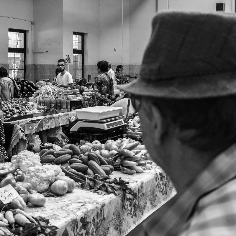 Mediaș / Mediasch - Markt - Gemüsehalle