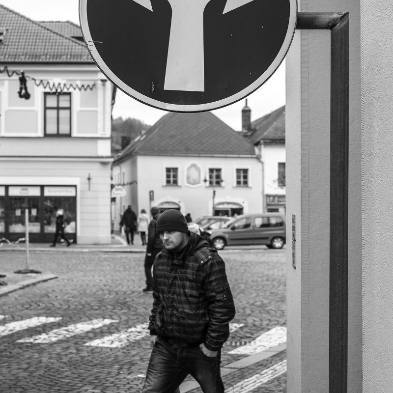 Weggabelung