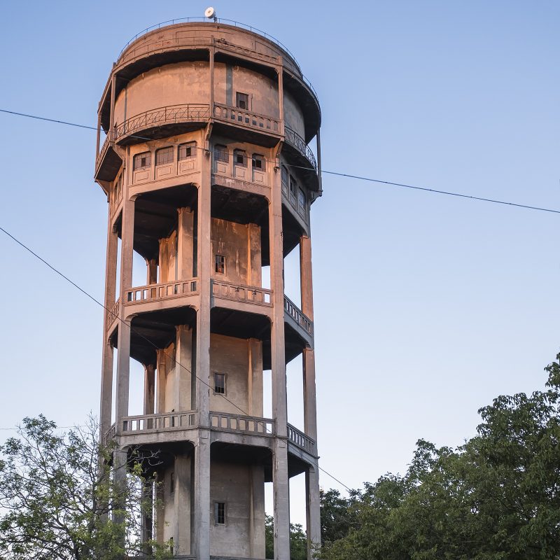Wasserturm mit Restaurant, leider geschlossen