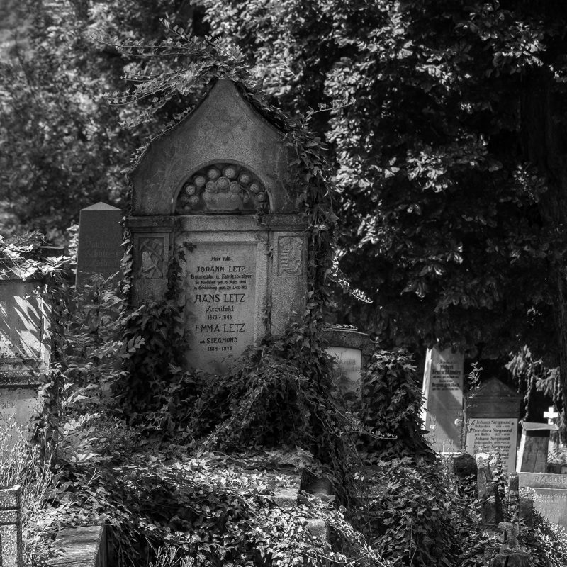 Der deutsche Friedhof hinter der Bergkirche