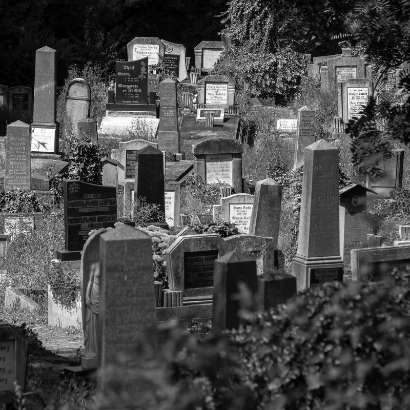 Der deutsche Friedhof hinter der Bergkirche