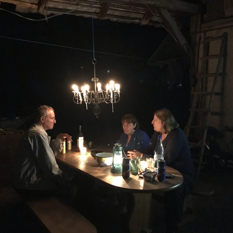 Abend im (aufgeräumten) Schuppen