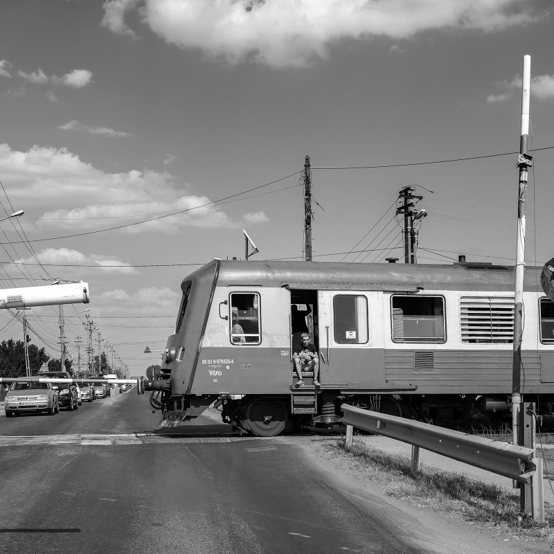 teilbeschrankter Bahnübergang - RomStyle