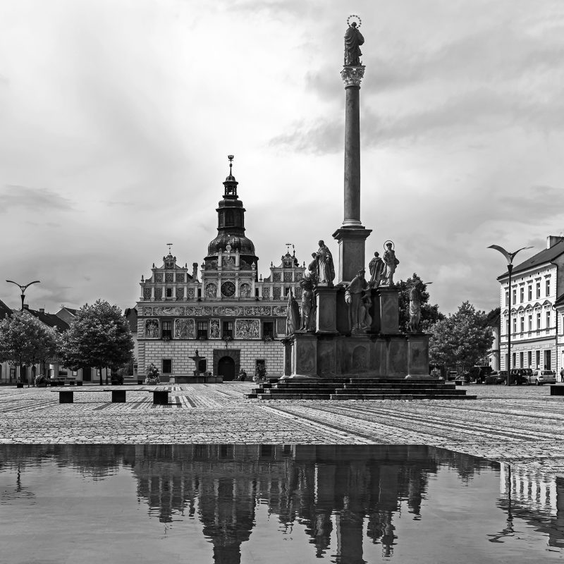 Stříbro (deutsch: Mies), Hauptplatz