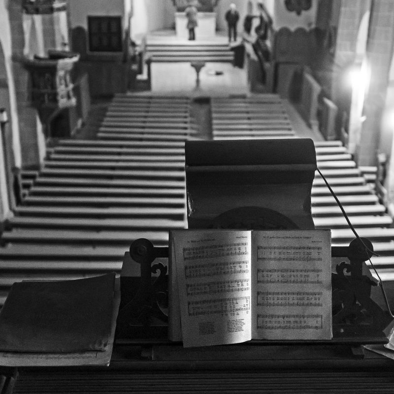 Blick von der Orgel