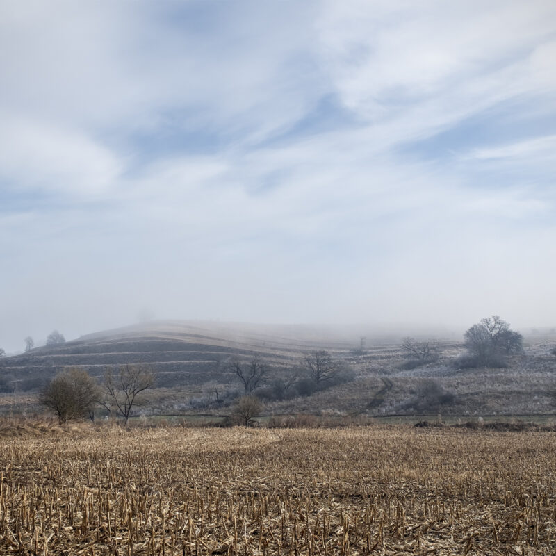 Winterlandschaft bei Zlagna, Schlatt, Szászzalatna