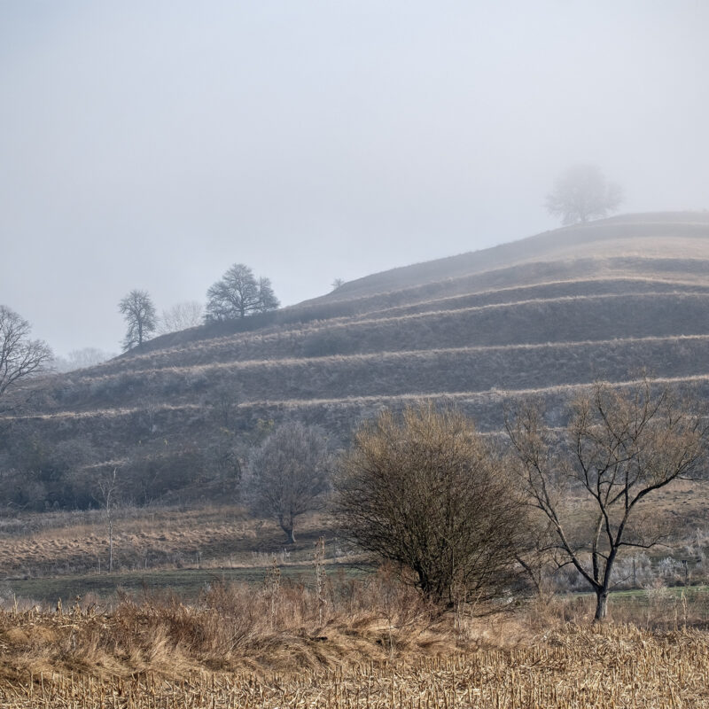 Winterlandschaft bei Zlagna, Schlatt, Szászzalatna