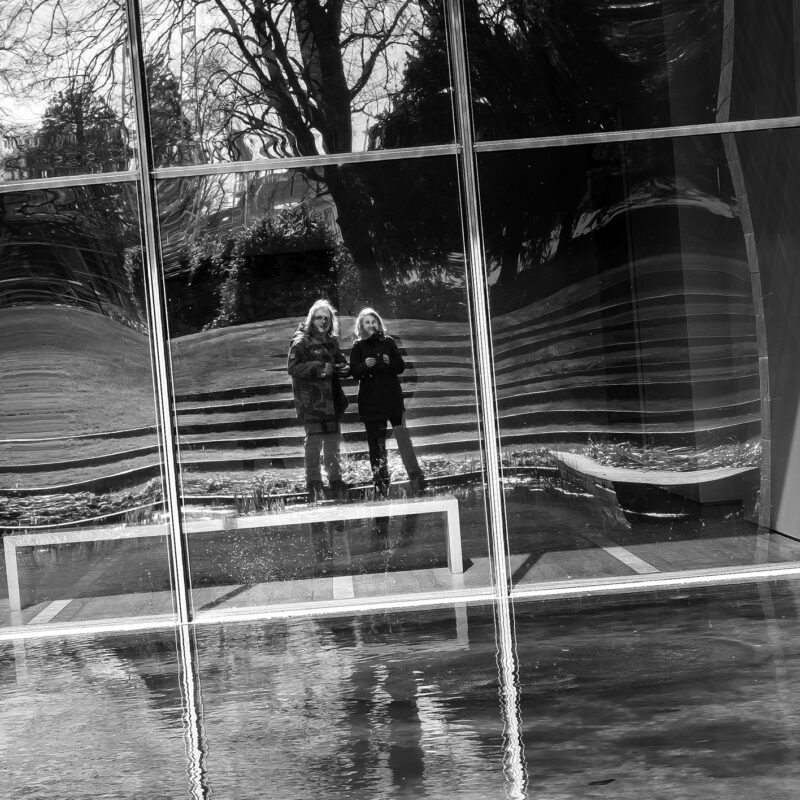 Basel, Fondation Beyeler - Selfie