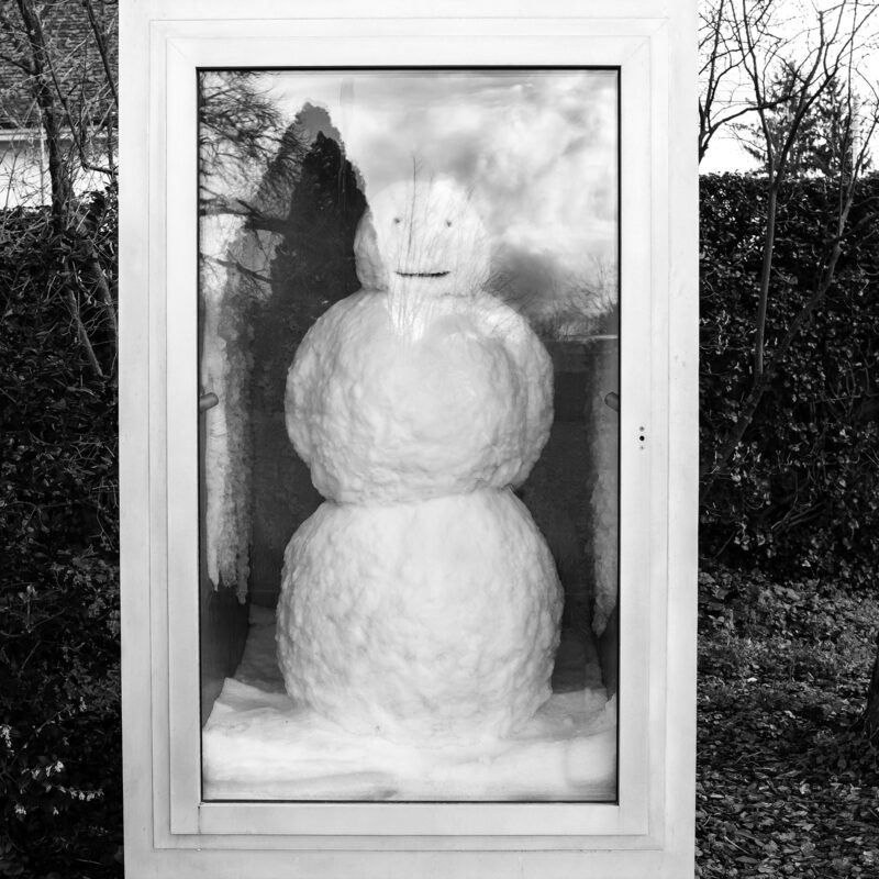 Basel, Fondation Beyeler - Snowman von Fischli/Weiss