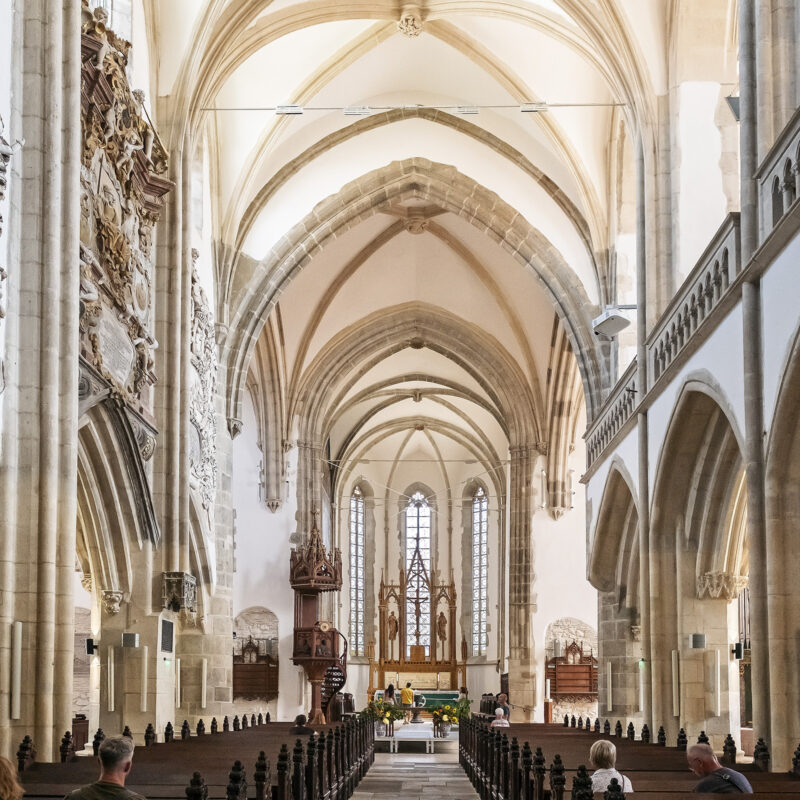 Die evangelische Stadtpfarrkirche in Hermannstadt