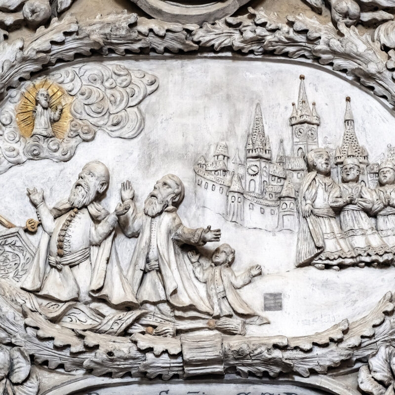 Die evangelische Stadtpfarrkirche in Hermannstadt - Detail