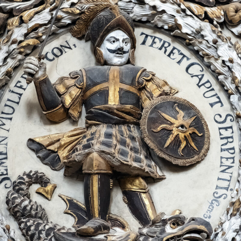 Die evangelische Stadtpfarrkirche in Hermannstadt - Detail