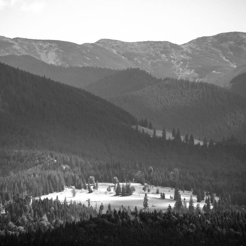 Ciosa - Blick Richtung Călimani Gebirge