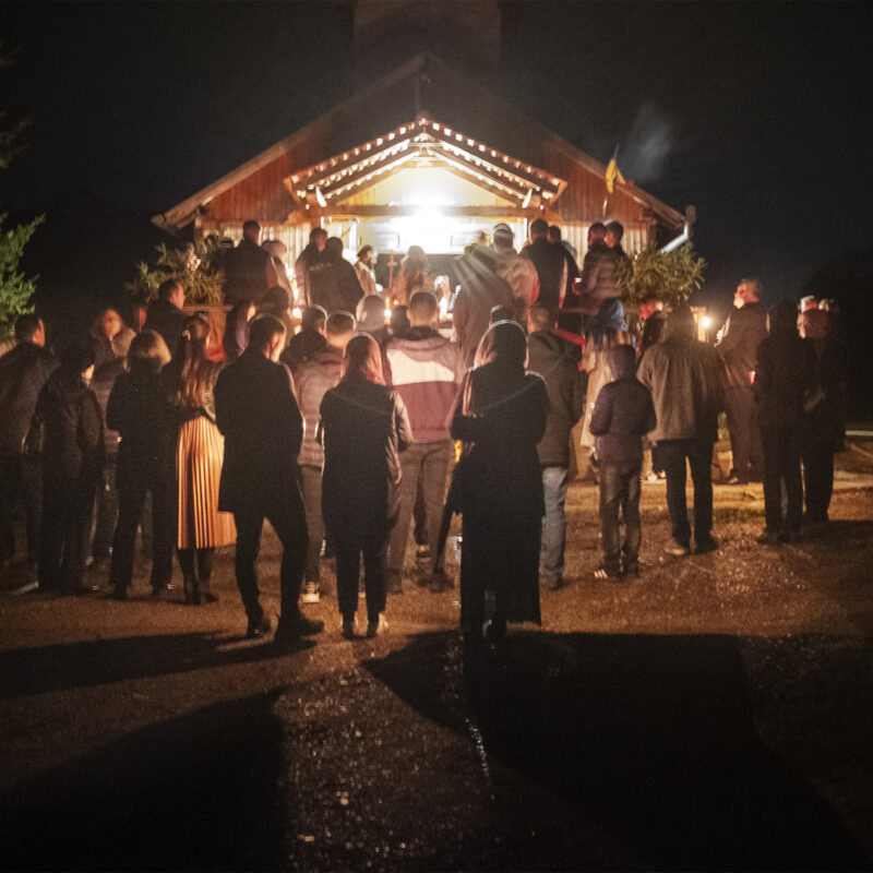 Orthodoxer Ostergottesdienst, Pelișor