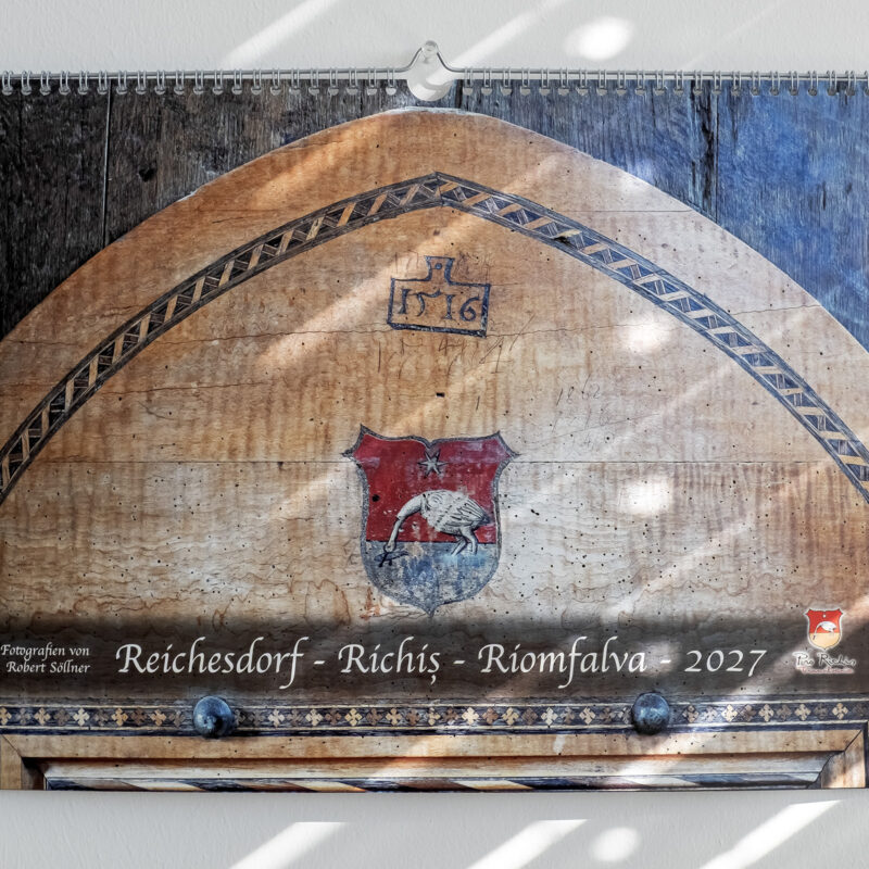 Wandkalender Richiș/Reichesdorf 2027 mit Fotografien von Robert Söllner